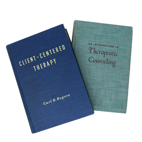 Client-centered therapy by Carl Rogers (1951) and An introduction to Theraputic Counseling by Elias Porter (1950)